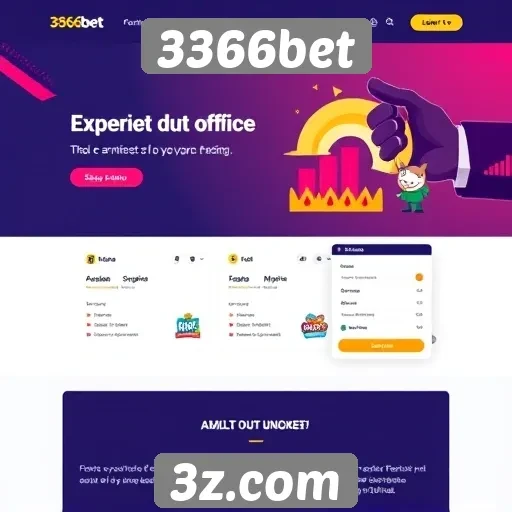 Usabilidade do design no site 3366bet